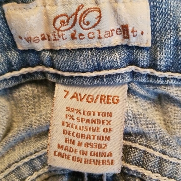 💥❤SO wear it declare it Distressed Jeans - Picture 7 of 8